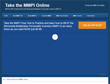 Tablet Screenshot of beat-the-mmpi.com